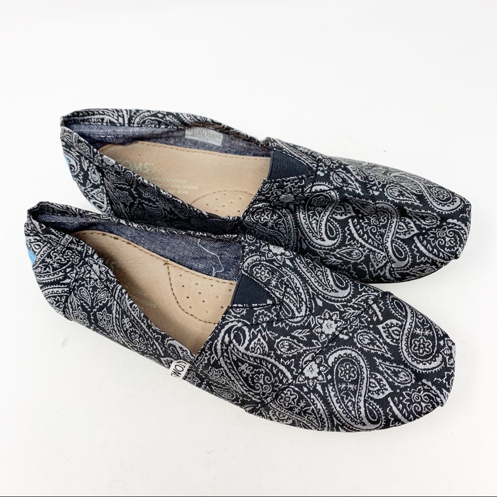 Toms paisley print slip on loafers